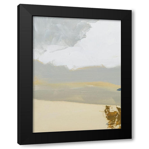 Gold Sands II Black Modern Wood Framed Art Print with Double Matting by Munger, Pamela