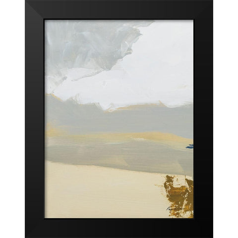 Gold Sands II Black Modern Wood Framed Art Print by Munger, Pamela