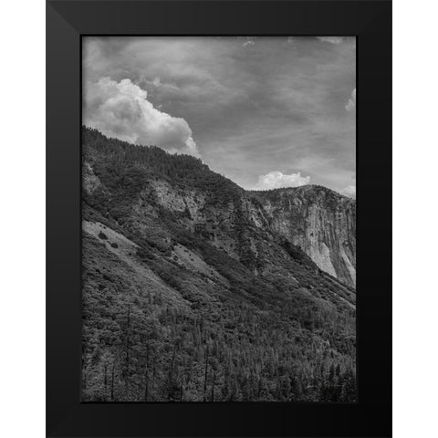 Scenic Landscape III BW Crop I Black Modern Wood Framed Art Print by Eichman, Andre