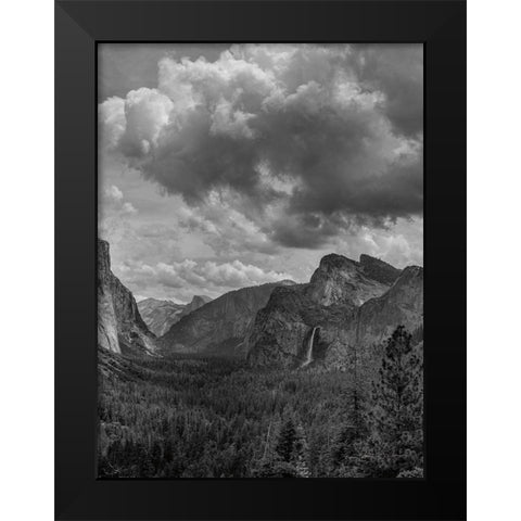 Scenic Landscape III BW Crop II Black Modern Wood Framed Art Print by Eichman, Andre