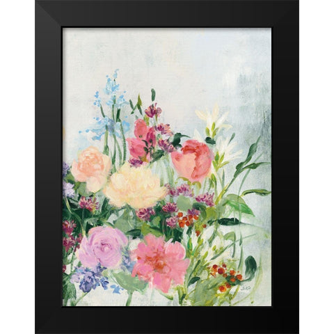 The Cutting Garden IV Black Modern Wood Framed Art Print by Purinton, Julia