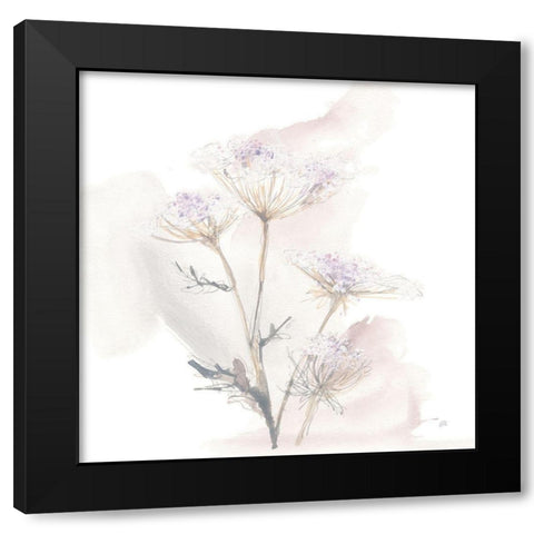 Queen Annes Lace VI Black Modern Wood Framed Art Print by Paschke, Chris