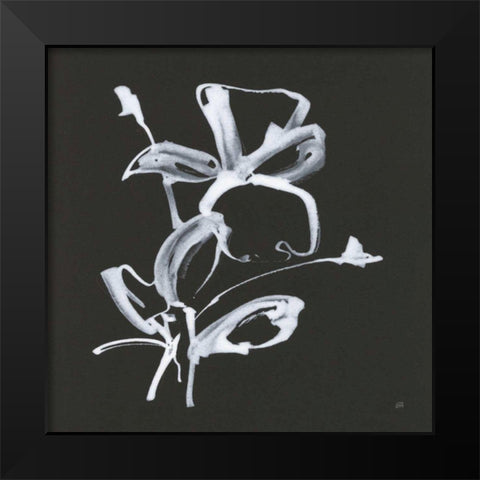 Wildflowers II Black Modern Wood Framed Art Print by Paschke, Chris