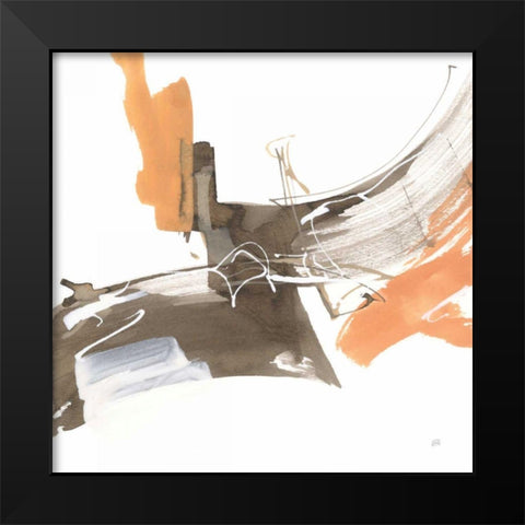 Melody I Black Modern Wood Framed Art Print by Paschke, Chris