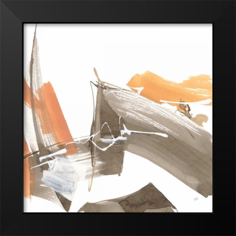 Melody II Black Modern Wood Framed Art Print by Paschke, Chris