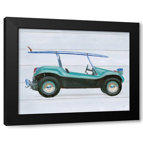 Beach Ride IX Black Modern Wood Framed Art Print with Double Matting by Wiens, James