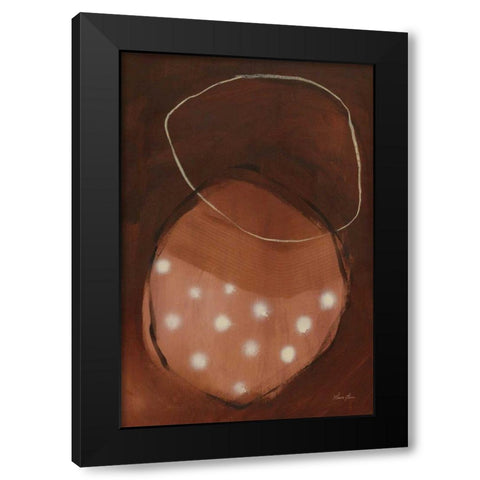 Winter Hibernation Black Modern Wood Framed Art Print with Double Matting by Horn, Laura