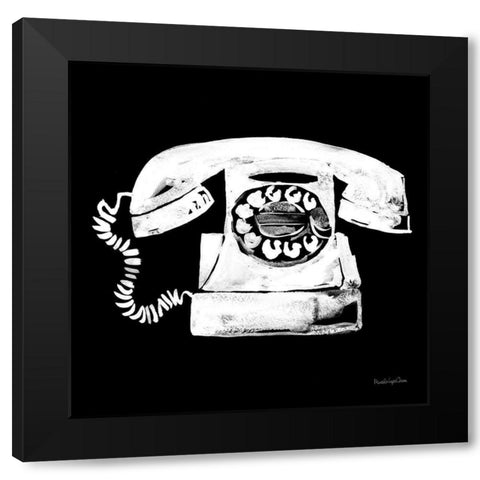 Call Me Black Modern Wood Framed Art Print by Charro, Mercedes Lopez