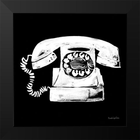 Call Me Black Modern Wood Framed Art Print by Charro, Mercedes Lopez