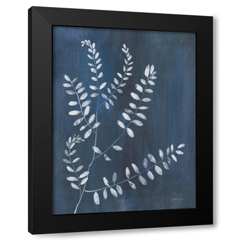 Simple Nature I Black Modern Wood Framed Art Print with Double Matting by Nai, Danhui