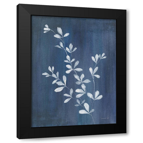 Simple Nature II Black Modern Wood Framed Art Print with Double Matting by Nai, Danhui