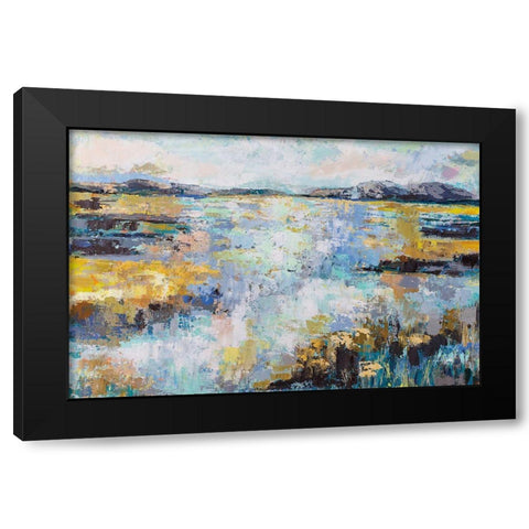 A Cool Day Black Modern Wood Framed Art Print with Double Matting by Vertentes, Jeanette