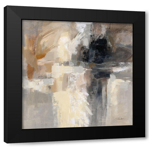 Wings Black Modern Wood Framed Art Print by Vassileva, Silvia