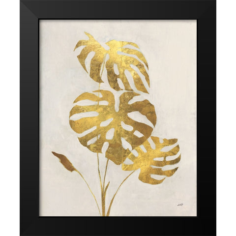Gilded Palm Botanical I Black Modern Wood Framed Art Print by Purinton, Julia