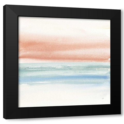 Terracotta Fog II Black Modern Wood Framed Art Print by Paschke, Chris