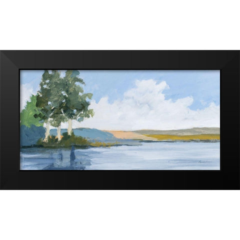 Eucalyptus on the River Black Modern Wood Framed Art Print by Munger, Pamela