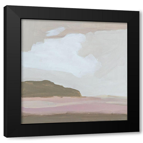 Neo Landscape Black Modern Wood Framed Art Print with Double Matting by Munger, Pamela