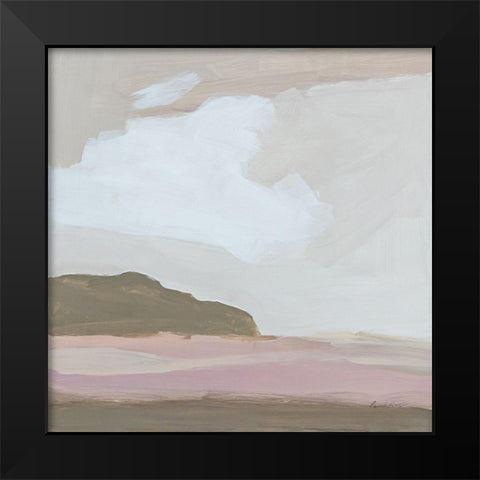 Neo Landscape Black Modern Wood Framed Art Print by Munger, Pamela