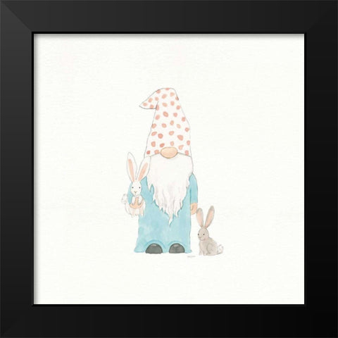 Easter Gnomes I Black Modern Wood Framed Art Print by Jackson, Jenaya