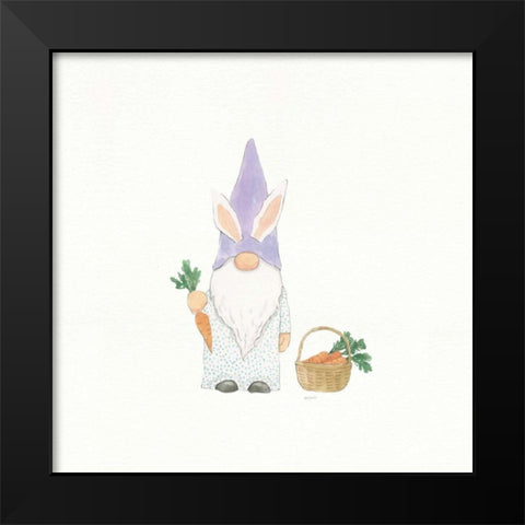 Easter Gnomes IV Black Modern Wood Framed Art Print by Jackson, Jenaya