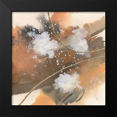 Divided Universe I Black Modern Wood Framed Art Print by Paschke, Chris