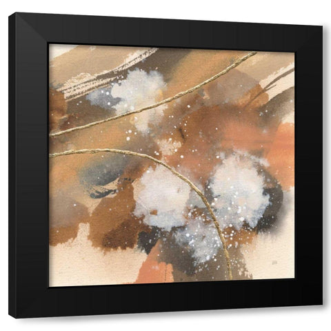 Divided Universe II Black Modern Wood Framed Art Print with Double Matting by Paschke, Chris