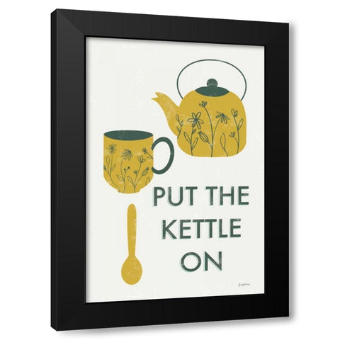 Retro Kitchen Coffee IV Black Modern Wood Framed Art Print by Thorns, Becky