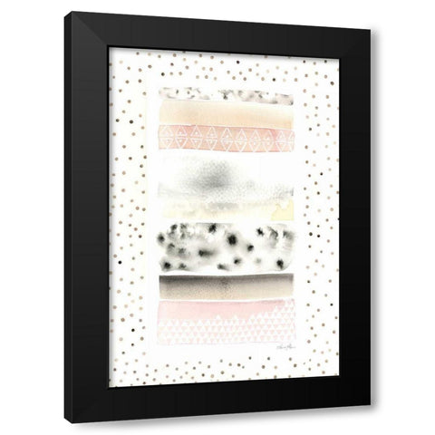 Cosy Black Modern Wood Framed Art Print with Double Matting by Horn, Laura