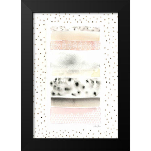 Cosy Black Modern Wood Framed Art Print by Horn, Laura