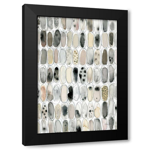 Spirited Black Modern Wood Framed Art Print with Double Matting by Horn, Laura