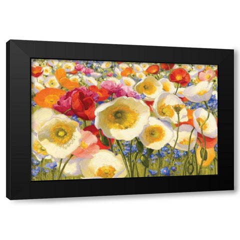 Sunny Abundance Black Modern Wood Framed Art Print with Double Matting by Novak, Shirley