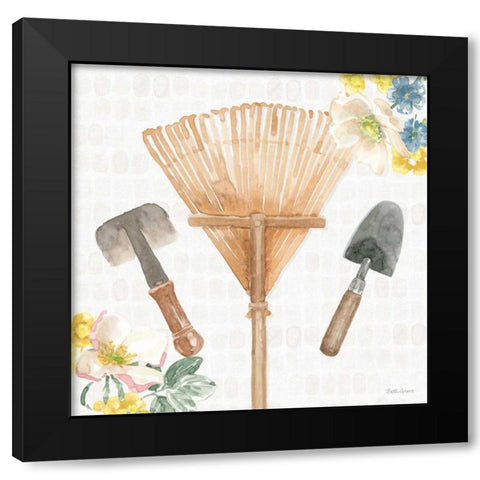 Gardenscape IV Black Modern Wood Framed Art Print by Grove, Beth