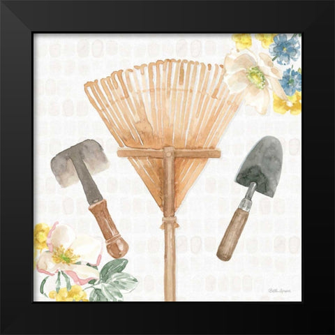 Gardenscape IV Black Modern Wood Framed Art Print by Grove, Beth