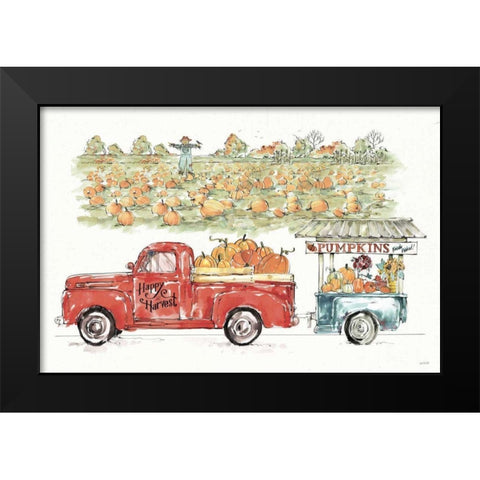 Country Harvest II Black Modern Wood Framed Art Print by Tavoletti, Anne