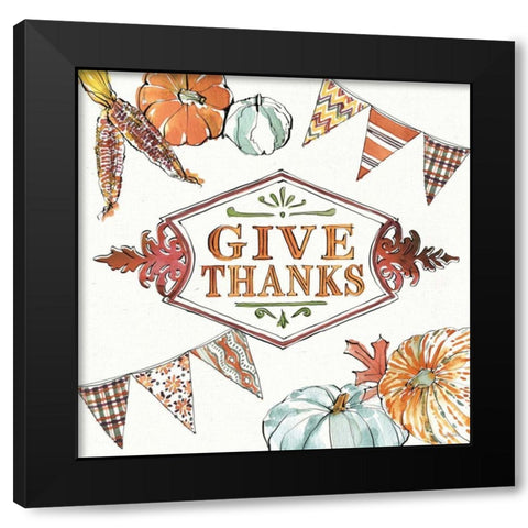 Country Harvest V Black Modern Wood Framed Art Print by Tavoletti, Anne