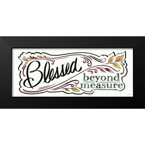 Country Harvest X Black Modern Wood Framed Art Print by Tavoletti, Anne