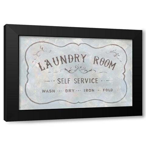 Laundry Day VII Black Modern Wood Framed Art Print with Double Matting by Nai, Danhui