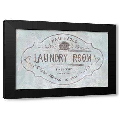 Laundry Day VIII Black Modern Wood Framed Art Print by Nai, Danhui