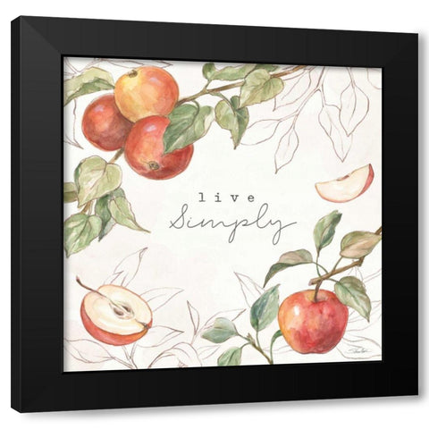 In the Orchard II Black Modern Wood Framed Art Print by Vassileva, Silvia