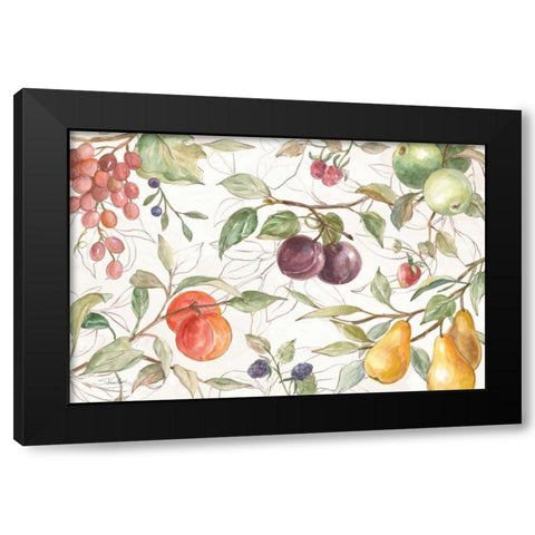 In the Orchard VI Black Modern Wood Framed Art Print by Vassileva, Silvia