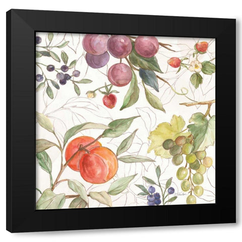 In the Orchard VIII Black Modern Wood Framed Art Print with Double Matting by Vassileva, Silvia