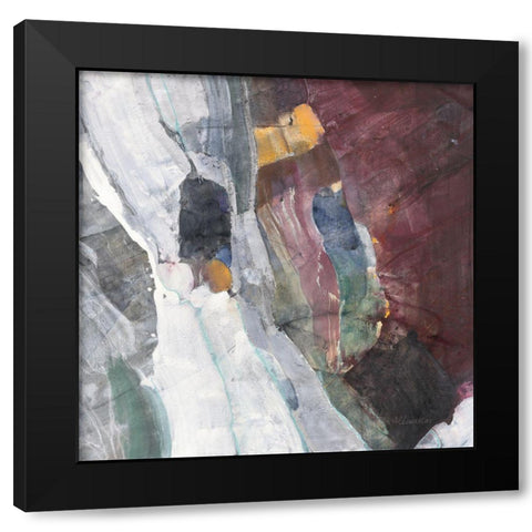 Rocky Ravine Black Modern Wood Framed Art Print with Double Matting by Hristova, Albena