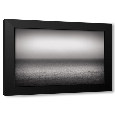 Bay of Fundy BW Black Modern Wood Framed Art Print with Double Matting by Majchrowicz, Alan