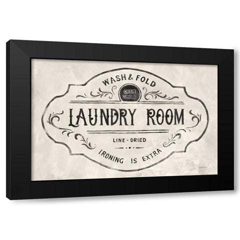 Laundry Day VIII Neutral Black Modern Wood Framed Art Print with Double Matting by Nai, Danhui
