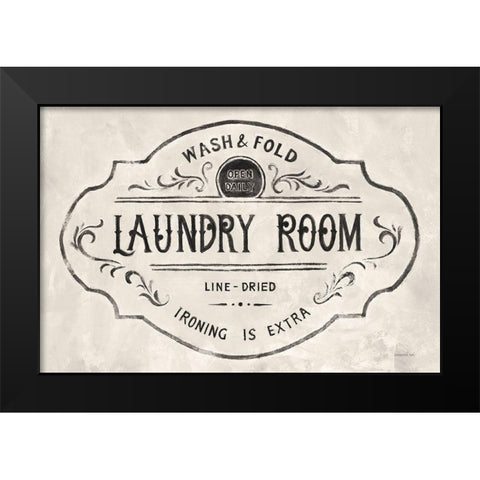 Laundry Day VIII Neutral Black Modern Wood Framed Art Print by Nai, Danhui