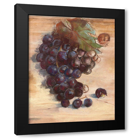 Grape Harvest III No Label Black Modern Wood Framed Art Print by Rowan, Carol