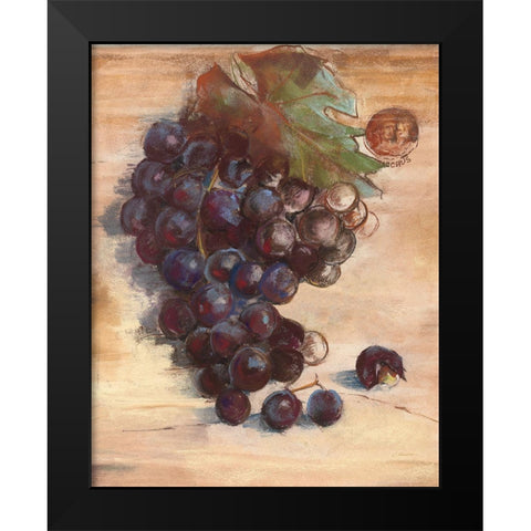 Grape Harvest III No Label Black Modern Wood Framed Art Print by Rowan, Carol