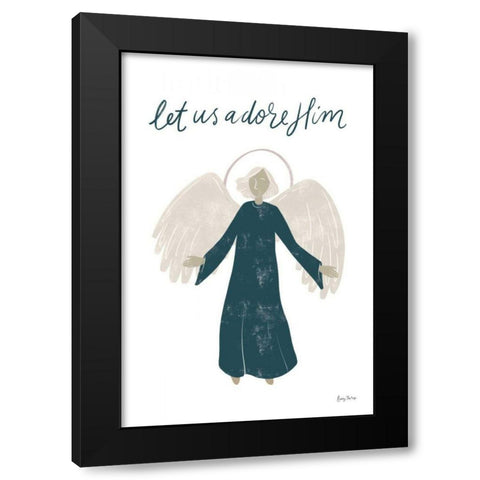 Nativity I Black Modern Wood Framed Art Print with Double Matting by Thorns, Becky