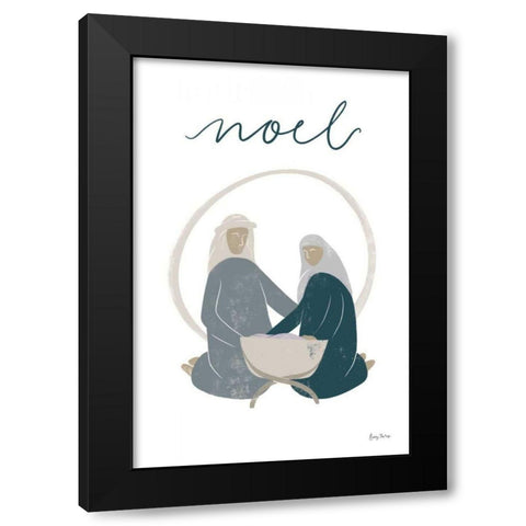Nativity II Black Modern Wood Framed Art Print with Double Matting by Thorns, Becky