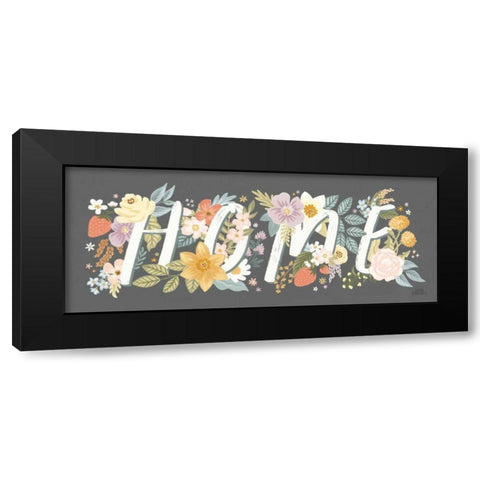 Spring Garden VIII Black Modern Wood Framed Art Print by Marshall, Laura